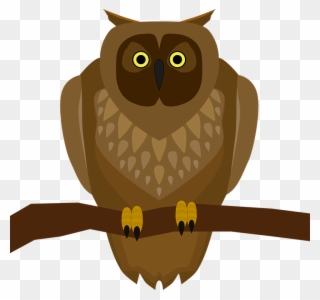 Owl Cartoon Png 22, Buy Clip Art - Brown Owl Shower Curtain Transparent Png