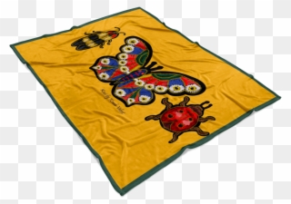 Kavi Gold Insect Fleece Blanket - Illustration Clipart