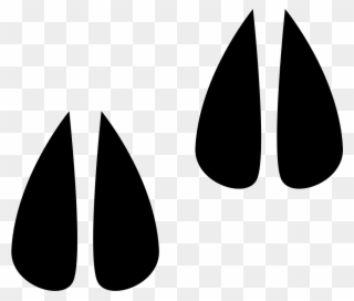 Hoof Prints Comments - Pegada De Porco Png Clipart