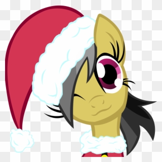 Santa Hat Clipart Avatar - My Little Pony Christmas Applejack - Png Download