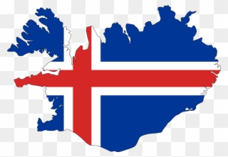 Iceland Language - Iceland Map Clipart