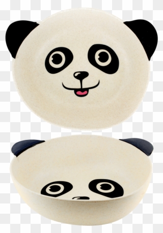 Panda Com Bambu Png - Bowl Clipart