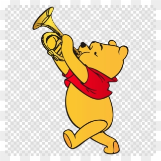 Winnie Pooh Trumpet Clipart Winnie The Pooh Piglet - Winnie The Pooh Png Transparent Png
