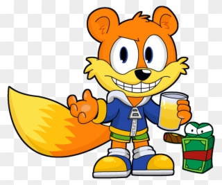 Conker The Squirrel By The-driz Conkers, Squirrel, - Conker The Squirrel Cartoon Clipart