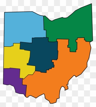 Manufacturing Map Of Ohio Clipart