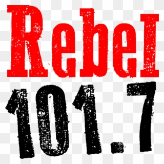Rebel Logo - White - Rgb - Rebel 101.7 Logo Clipart