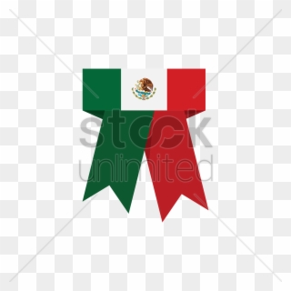 Mexican Ribbon Clipart Flag Of Mexico Clip Art - Mexican Ribbon - Png Download