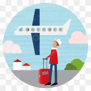 Air Travel Between Eu Countries Has Become Much More - Brexit Clipart