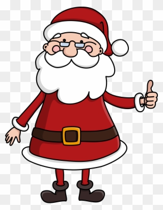 Open - Transparent Background Santa Clip Art - Png Download