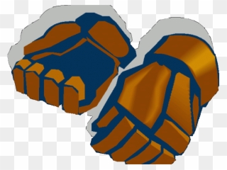 Glove Clipart Ice Hockey - Hockey Gloves Clipart Transparent - Png Download