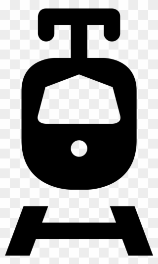 Big Image - Simbol Stasiun Kereta Api Clipart