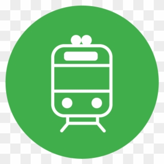 Light Rail - Report Icon Green Clipart