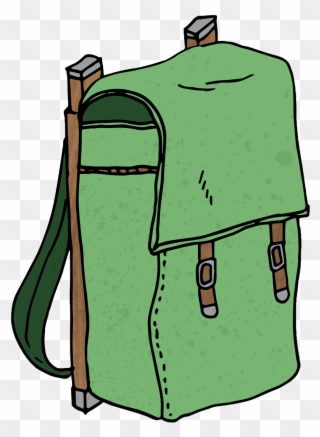At The Turn Of The 20th Century, School Children Bound - Trapper Nelson Backpack Clipart
