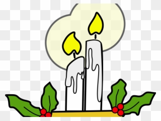 Candle Clipart Xmas - Christmas Candles Clip Art - Png Download