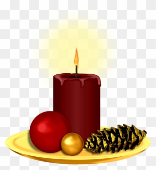 Christmas Candles, Christmas Candles - Portable Network Graphics Clipart