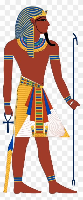 Open - Pharaoh In Egypt Clipart