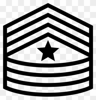 Sergeant Major Sgt Icon - Air Force Chief Master Sergeant Clipart