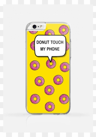 Download Iphone 6s Case Cute Black Cat Kitten Cats - Donuts Clipart