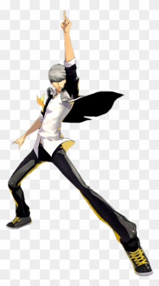 Persona 4's Protagonist Exuded Confidence - Persona Yu Dancing All Night Clipart