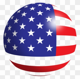 Picture - Usa Flag Icon Png Clipart
