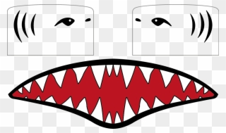 Starting With The Pyro Shark Zippo Template - X2 Clipart