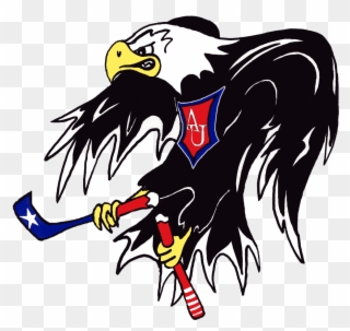 Eagle Hockey Team Logo - Us Eagle Hockey Logo Clipart