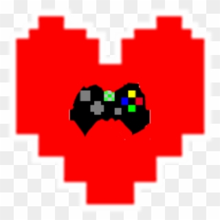 Gameplay Videogames Xbox Xboxone Xbox360 Heart Control - Undertale Heart Transparent Clipart