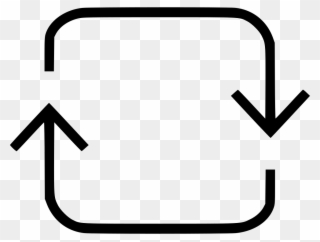 Png File - Recycle Icon Thin Clipart
