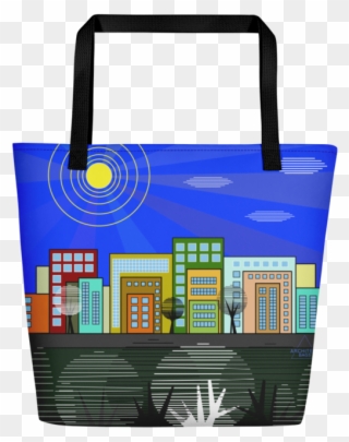 Architectbags Zmodern City Design Beach Bag - Tote Bag Clipart