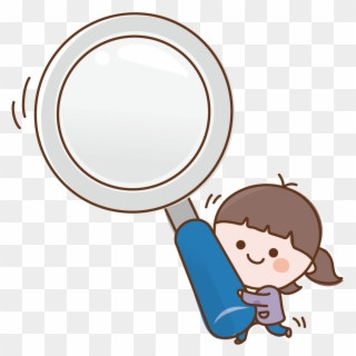 Clipart Computer Magnifying Glass - Anime Magnifying Glass Png Transparent Png