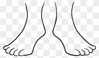 How To Draw Feet - Drawing Feet Clipart