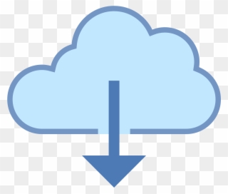 Download - Cloud Download Icon Vector Clipart