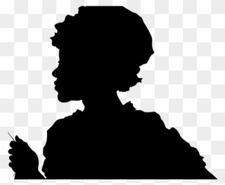 She Served As Martha Washington's Enslaved Maid In - Easy Victorian Silhouette Mom Clipart