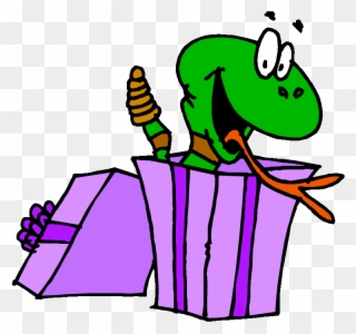Chatted As Far Away As Possible From The Neighbor Kids - Snake In A Box Clipart - Png Download