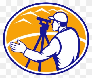 98407 - Land Surveyors Logos Clipart