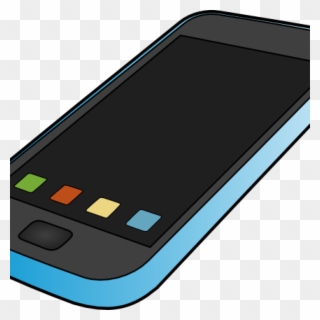 Smart Phone Clipart Smartphone Clip Art At Clker Vector - Clip Art - Png Download