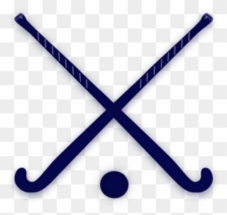 Field Hockey Crossed Sticks Clipart