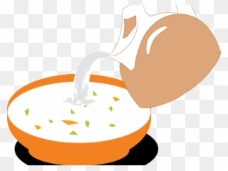 Porridge Clipart Fish Soup - Chicken As Food - Png Download