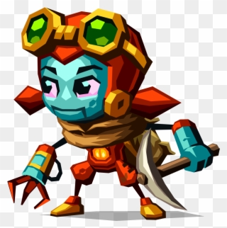 Steamworld Dig 2 Dorothy With Pickaxe - Steamworld Dig 2 Character Clipart