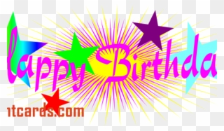 Happy Birthday Card Clipart At Getdrawings - Happy Birthday Png Text Transparent Png