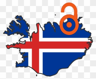 Iceland Flag In Football Clipart