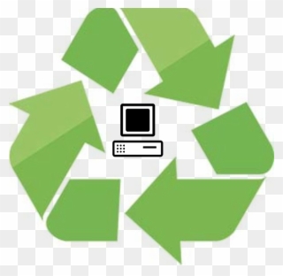 Triangle E-waste Recycling - E Waste No Background Clipart