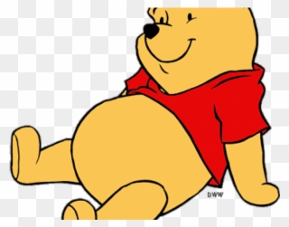 Winnie The Pooh Clipart Picnic - Winnie The Pooh Lying Down - Png Download
