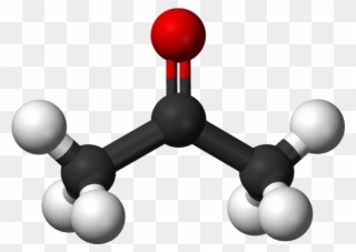 Chemistry Molecule - Acetone - Molecula De Acido Carboxilico Clipart