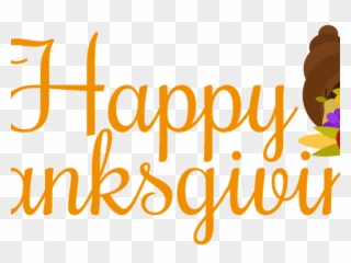 Download Happy Thanksgiving Clip Art - Happy Thanksgiving Banner Clipart - Png Download