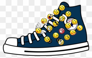 High Top Converse Chuck Taylor All Stars Sports Shoes - Shoe Clipart - Png Download