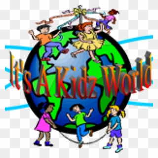 It's A Kidz World Child Care Center - Earth Clipart