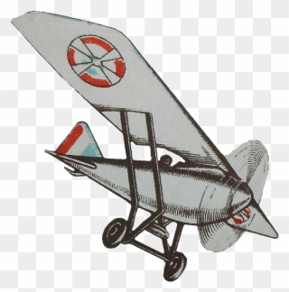 Drawn Airplane 1920 Airplane - Avion Dessin Png Clipart