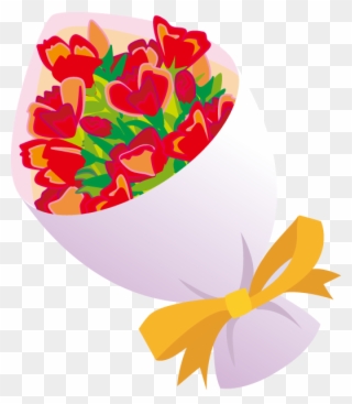 Bouquet Of Flowers Clipart - Bunch Of Flowers Clipart - Png Download