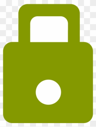 Clipart - Green Lock - Png Download